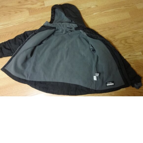 Youth Size Medium Black Down Coat - Picture 2 of 3